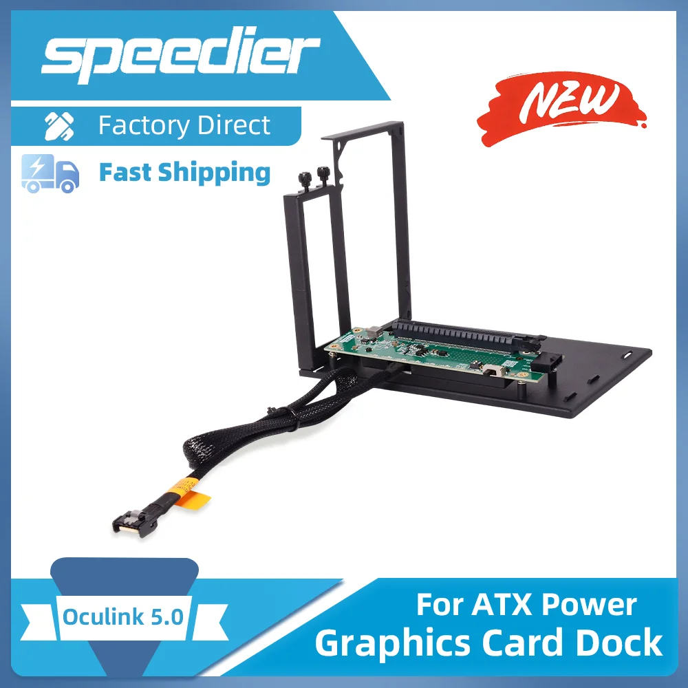 

2025 NEW A1 Type Oculink5.0 Graphics Card Dock, Compatible with ATX Power Supply, Supports Thinkbook Hot-swappable Plug-in