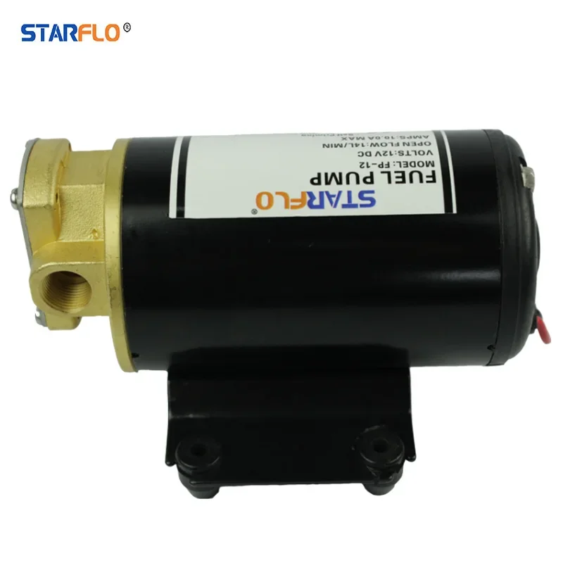 STARFLO FP-12 14LPM DC 12v electric diesel fuel gear pump for fuel oil transfer