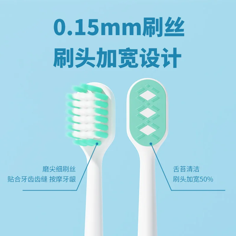 Roze draad brede kop zachte haren tandenborstel afneembaar paar handmatige tandenborstel voor thuisgebruik reizen draagbaar wassen dagelijks