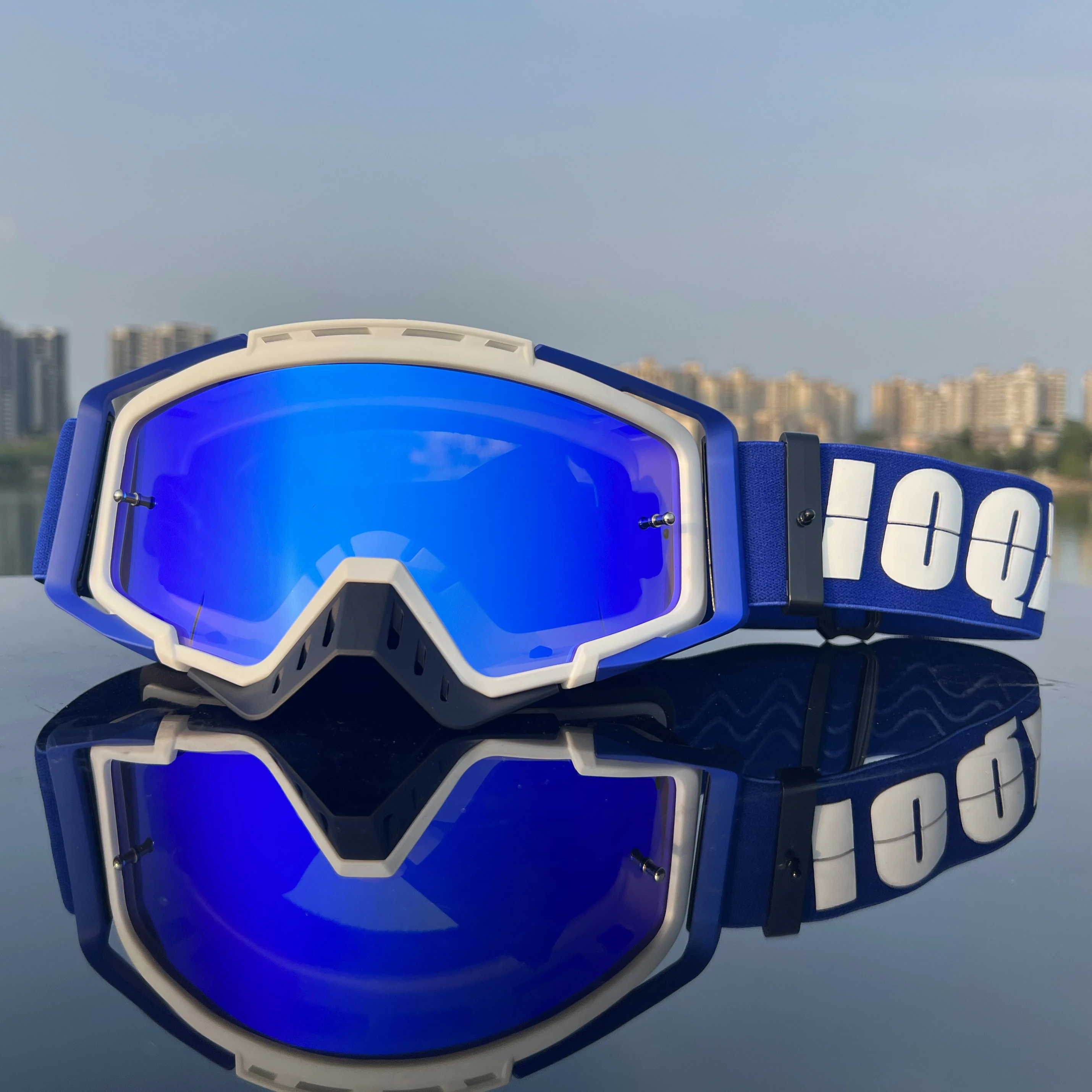 IOQX-Motocross Antiparras, MTB Motocicleta Óculos, Motocicletas Vidro, Dirt Bike Goggles, Enduro Corrida Óculos, Mais novo, 2022