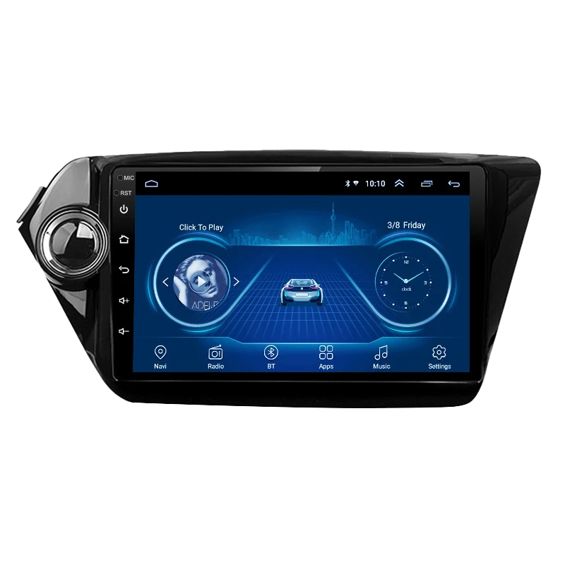 

New 1+16G Android 10 Car Radio Multimedia Player for Kia Rio2 K2 2010-15 GPS Navigation