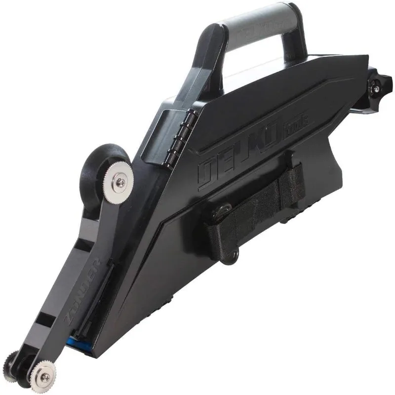 بواسطة Delko Tools أداة تسجيل الحوائط الجافة البانجو مع أداة توزيع مزدوجة الأطراف حاصلة على براءة اختراع لكل من المفاصل المسطحة والداخلية. ZÜNDER i