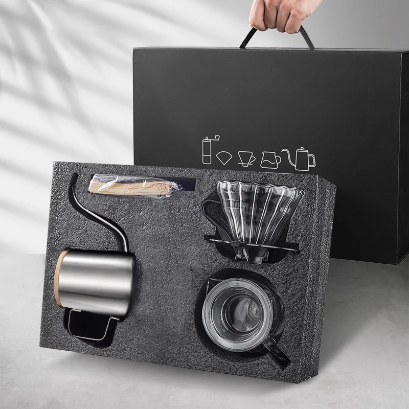 Hand-brewed coffee maker set portable company annual meeting business gift outdoor boutique hand-brewed coffee gift box