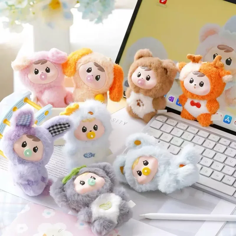 New 100% Original Bao-Ao Xingxingdao Series Blind Box Plush Cartoon Bag Pendant Decorative Ornaments Girls' Gifts Collect Toys