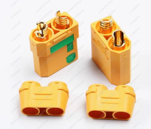 New original XT90H with sheathed low resistance power plug, aviation model male and female connectors