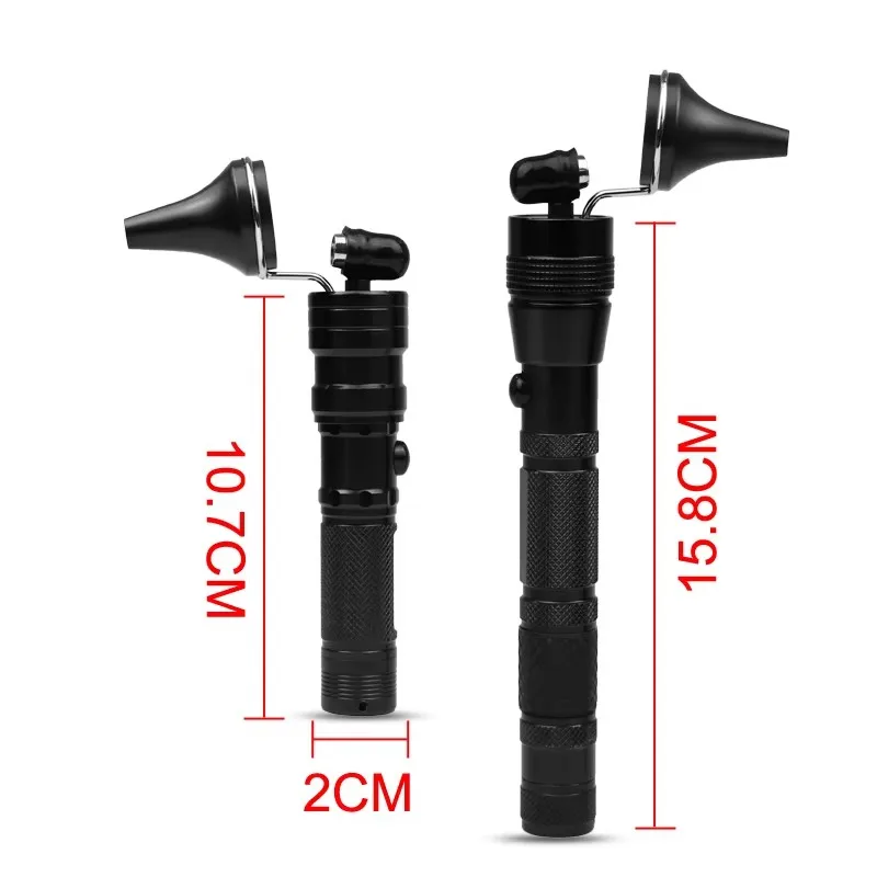 Earwax Nose Wax Cleaner Plier Picker Ear Endoscope Remover Micro Alligator Crocodile Vet Forceps Tweezers with Light Tool C3