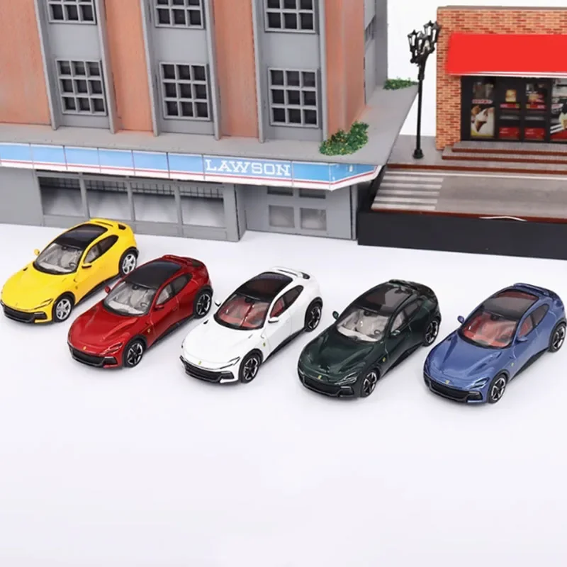 FunnyModel Schaal 1:64 Purosangue's V12 FUV SUV Legering Simulatie Sportwagen Model Statische Decoratie Collectibles Gift Speelgoed