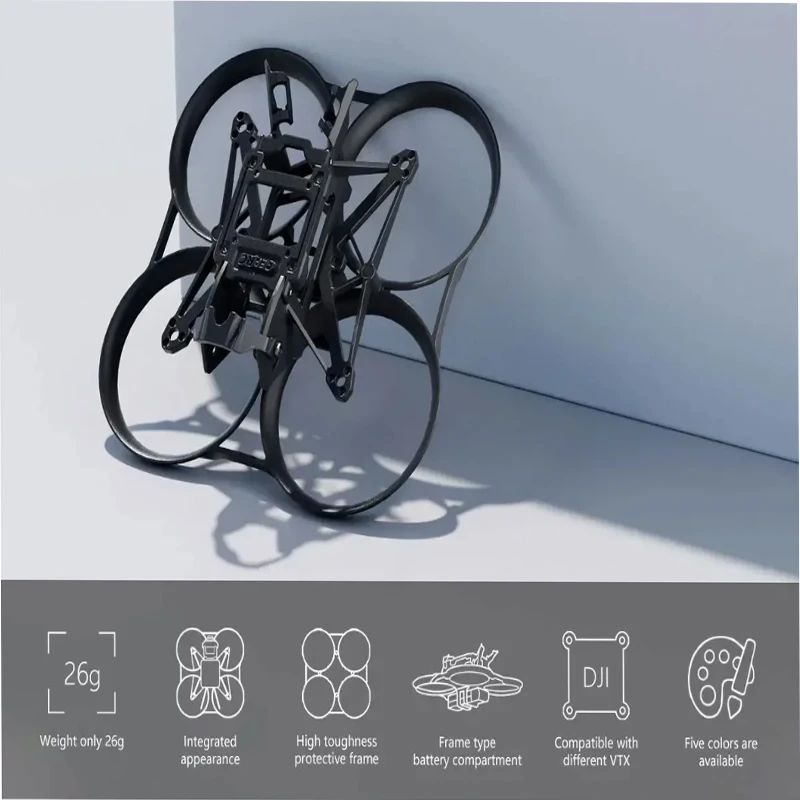 เฟรม GEPRC DarkStar20 GEP-DS20 ขนาด 2 นิ้ว น้ำหนักเบา อุปกรณ์เสริมโดรน FPV หลายสี ใช้ได้กับมอเตอร์ 1003 และ 1102