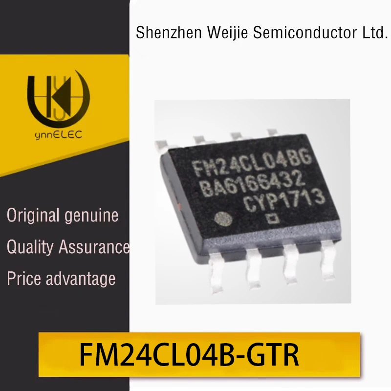 Genuine Original FM24CL04B-GTR 4Kbit I2C Interface FRAM Ferroelectric Memory Chip Silk Screen