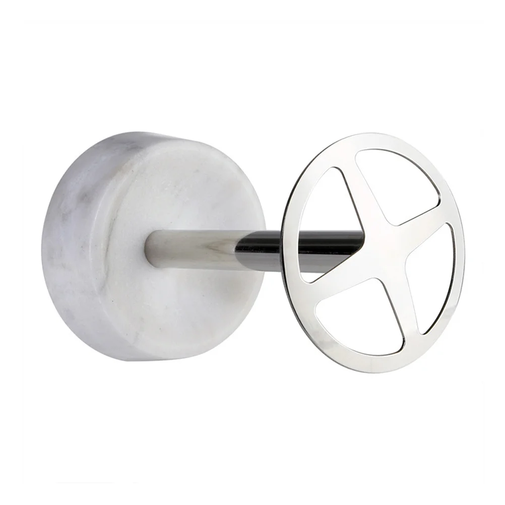 

1Pcs Toothbrush Rack Stainless Steel Marble Base Wear-Resistant Holder for Bathroom Countertop Storage Toothbrush Rack