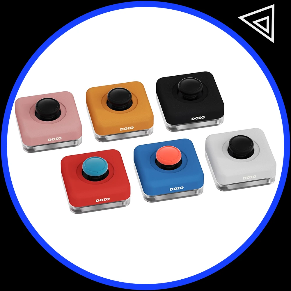 

DOIO KB01-07 Mini Keyboard Desktop Computer Rocker Power Button Aluminum Alloy External Desktop Power Switch Gifts