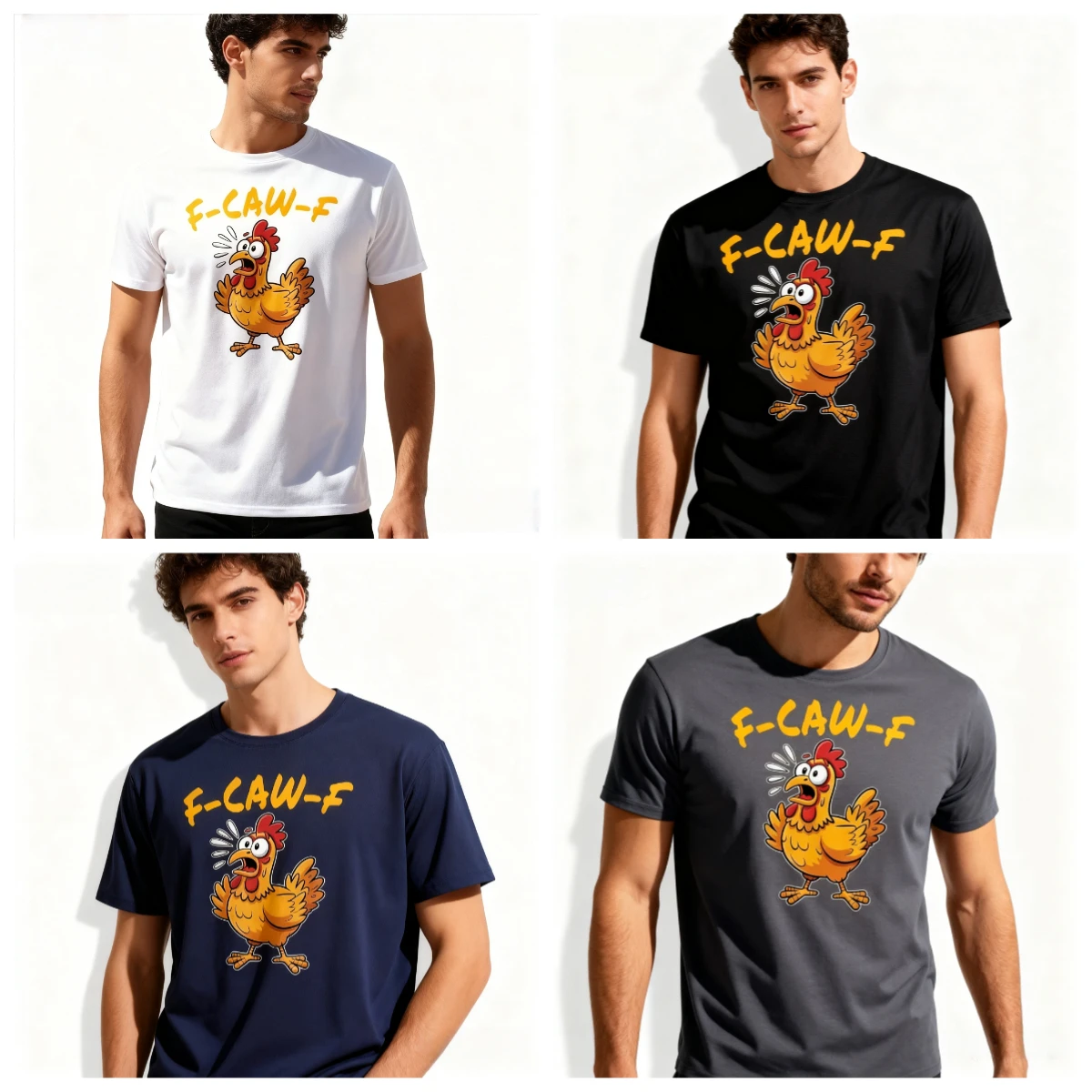 

25-26 последняя горячая летняя футболка F-caw-f Rooster забавный пакет Emoji с 3D принтом модная забавная мужская футболка спортивная мода