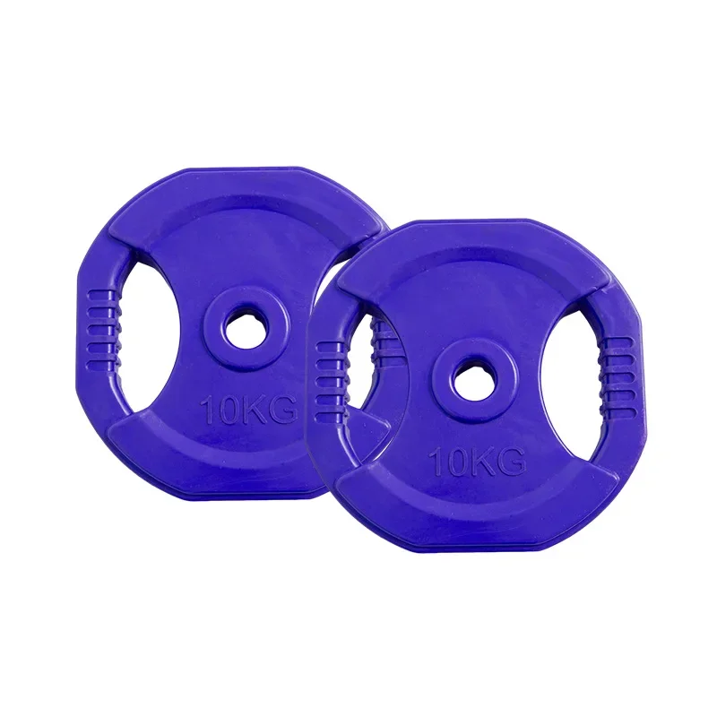 

Colorful Rubber Small Barbell Plate Home Fitness Men's Women's Fitness Centers Durable Cast Iron Steel Weightlifting Equipment