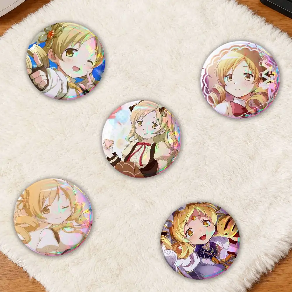 MA-mI- Tomoe Badges Round Creative Pin Brooch Badge Bag Decor Accessories Fans Collect Friends Gifts