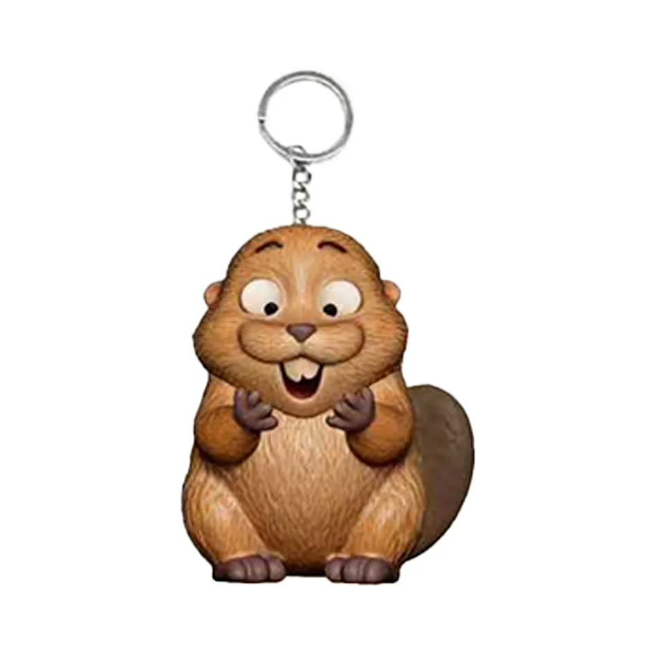 Nouvelle figurine porte-clés HOPPERS Mabel King George Frog de 1,5 à 4,5 pouces, figurine en vinyle, modèle de porte-clés de poche, cadeaux pour fans