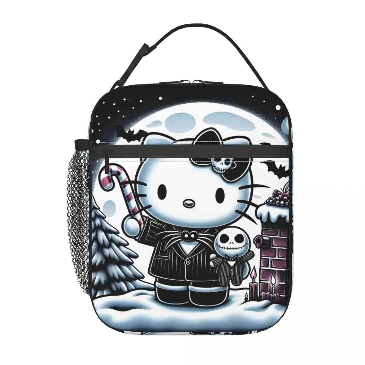 

Custom Animes Hello Kitty Cartoon Lunch Bag for Women Cooler Thermal Insulated Lunch Box Office Work School Leakproof Tote Bags