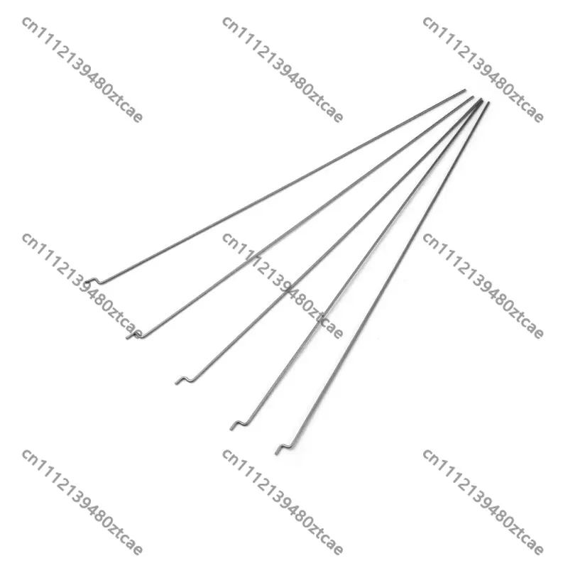 Single End Z-Type RC Aircraft Steel Wire, Servo Horn Pushrod for Fixed Wing Glider, KT Foam Plane, SU27 Tail Accessory