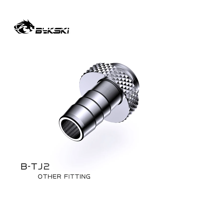 Bykski B-TJ2 Water Cooling Hose Connector 2 Split Pagoda Premium Diamond Pattern G1/4 PC Radiator Fitting Soft tube