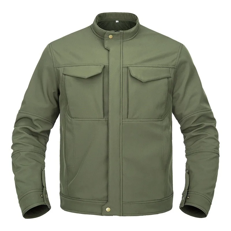 

Sky Tactical Jacket Outdoor Camping Mountaineering Hunting Shark Skin Windproof Waterproof Scratch resistant Stand up Collar Top