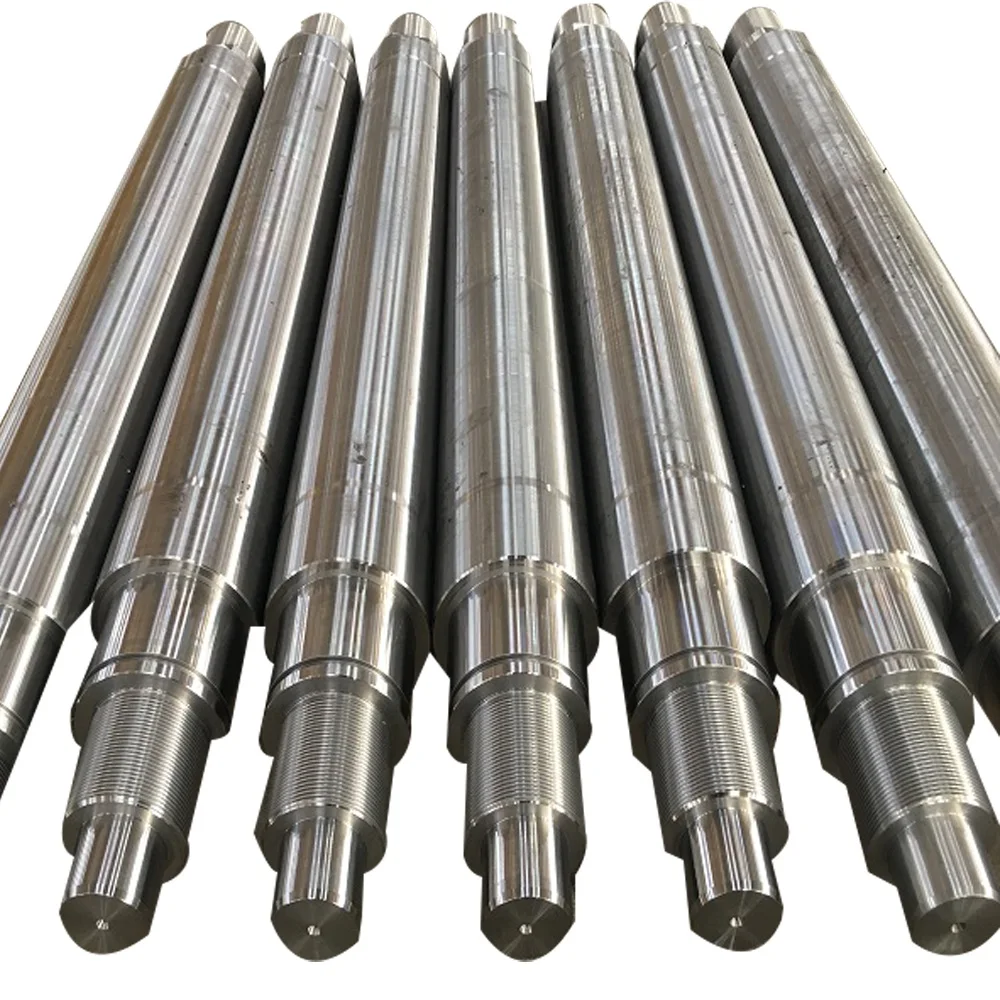 Spindle Shaft Threaded Shaft Machining Parts custom precision chromed plated linear shaft