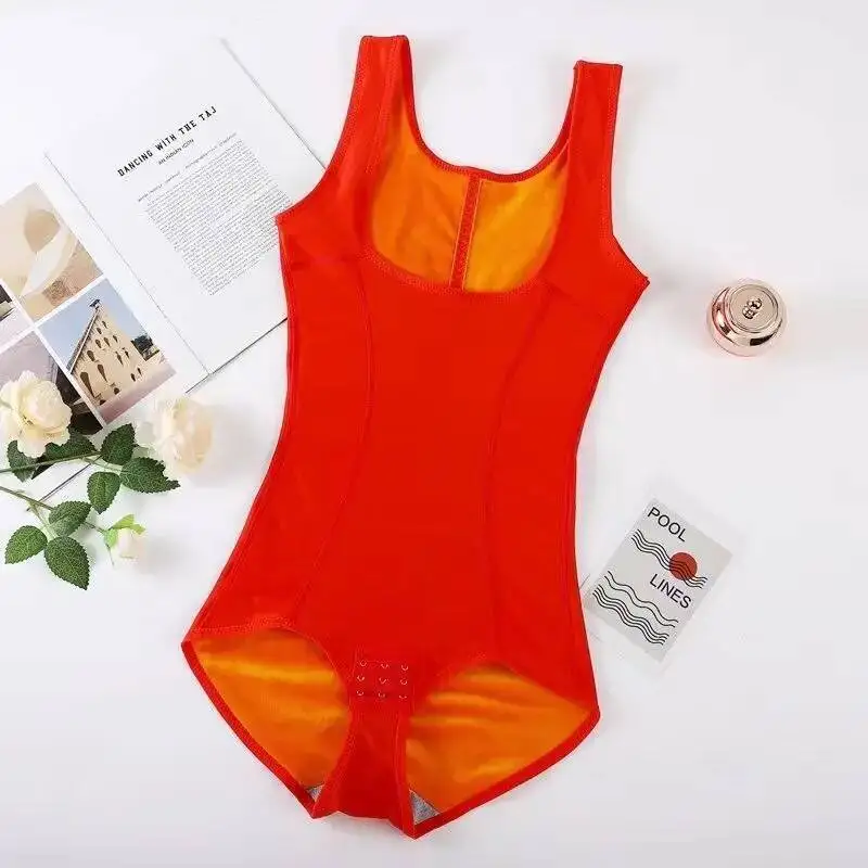 بدلة قطيفة سميكة لتشكيل الجسم للنساء ، التحكم في البطن ، رفع الأرداف ، الملابس الدافئة ، الشتاء