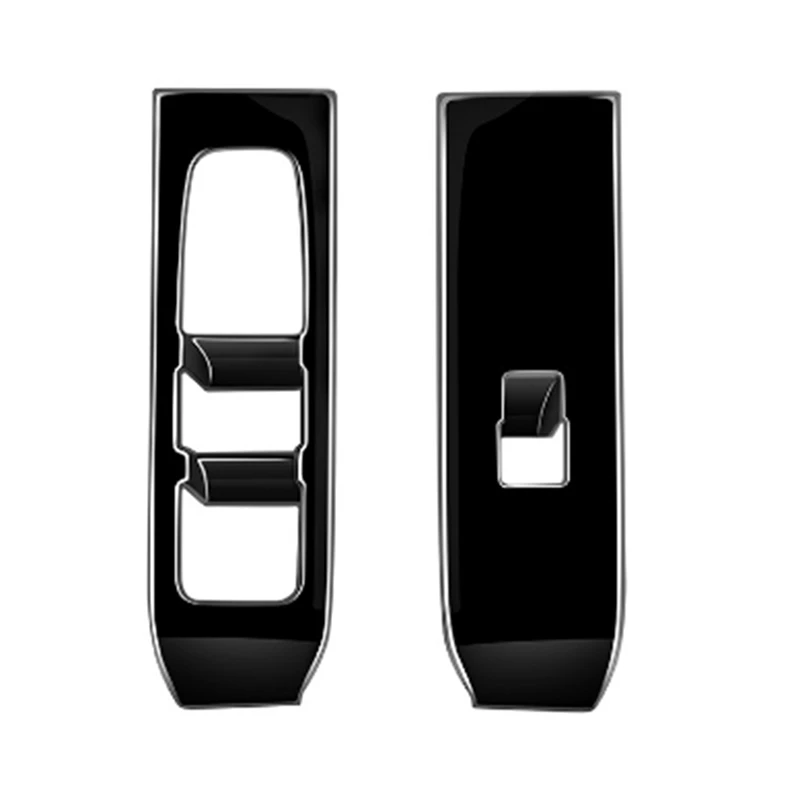 For Toyota Alphard 40 Series 2023+ Spare Parts Parts Bright Black Door Armest Window Lift Switch Cover Glass Control Cover RHD