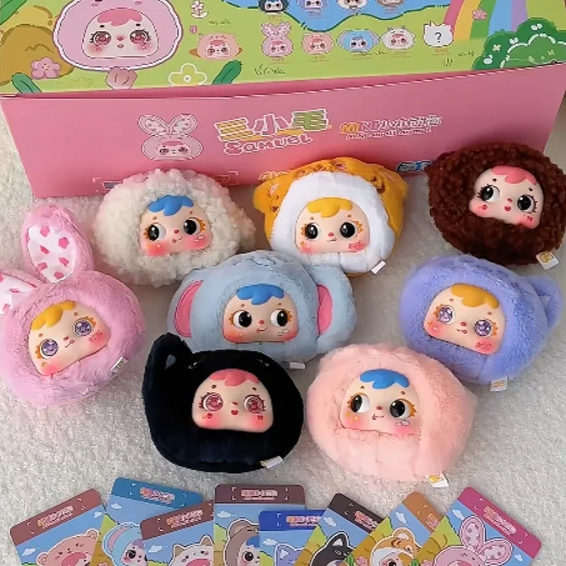 

Подлинная Samuel Mini Small Animal Series слепая коробка Kawaii плюшевая кукла Декор сумка подвеска настольное украшение модная игрушка подарок-сюрприз
