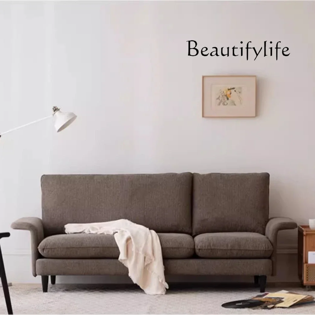 

Nordic small apartment fabric sofa living room modern simple sofa comfort versatile