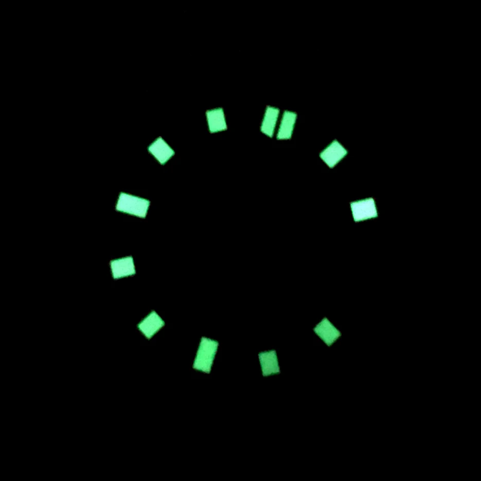 Sostituto del disco da 28,5 mm Quadrante modificato Seiko Adattamento letterale luminoso Movimento NH35A BC6