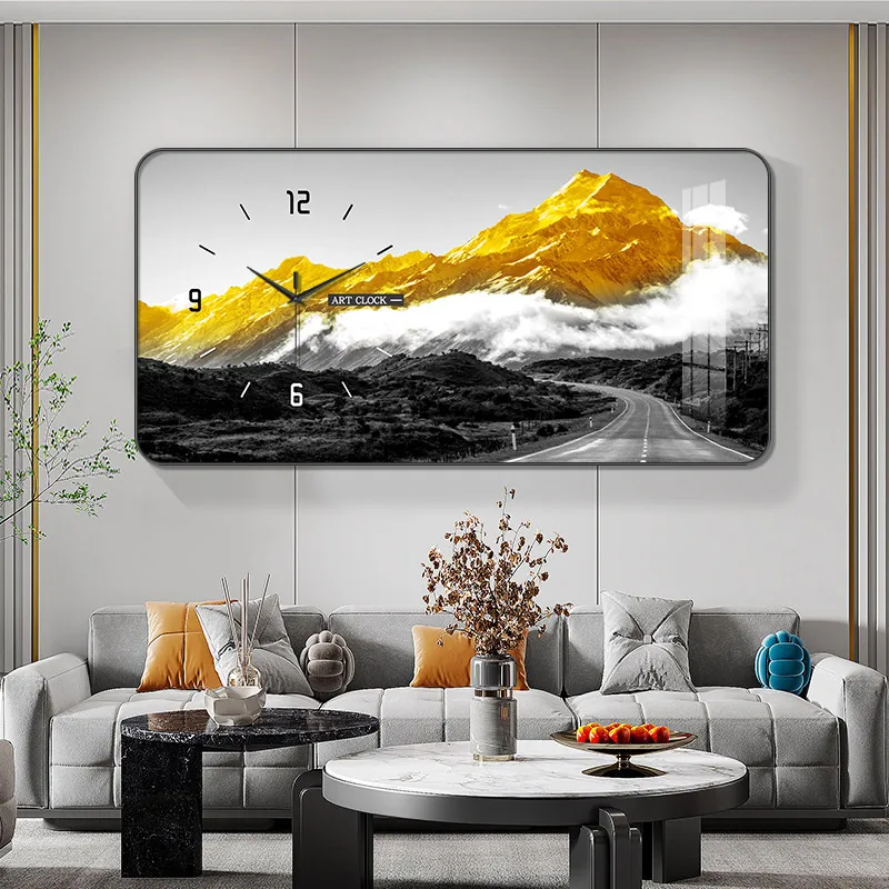 Art Mural Wall Clocks Luxury Digital Interior Large Aesthetic Restaurant Clock Wall Silent Creative Reloj Pared Room Decorations