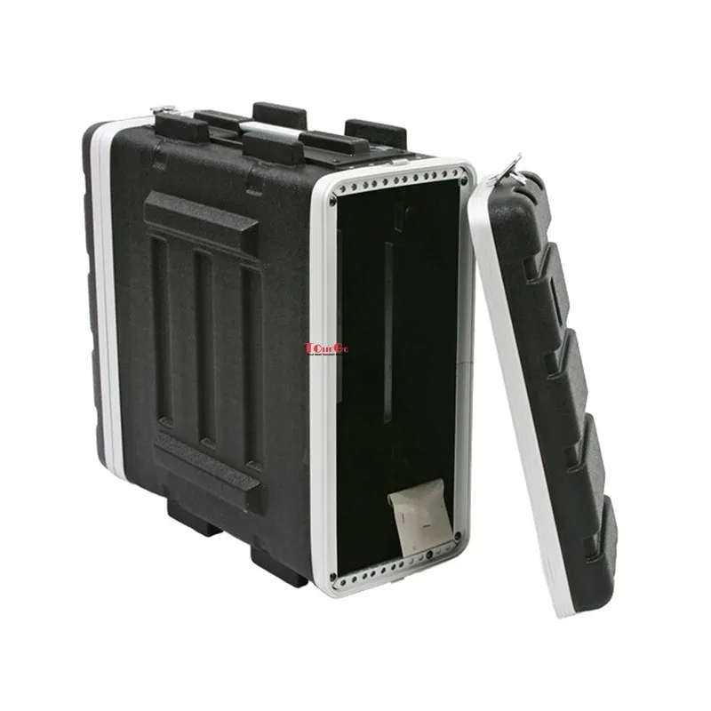 6U ABS 19" Rack Road Case with Trolley