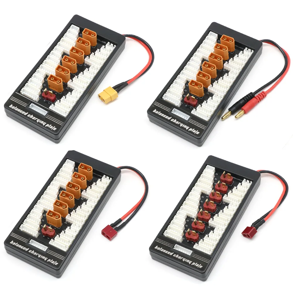 

Multi 2S-6S Lipo Parallel Balanced Charging Board XT60 Plug For RC Battery Charger B6AC A6 720i Parallel Charging Plate Board