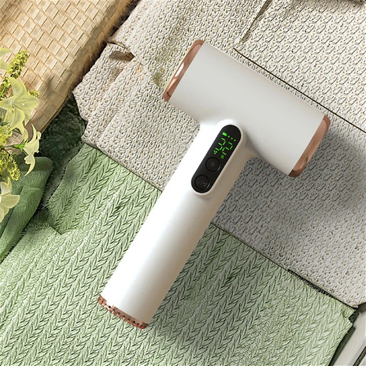 A01M Cordless Hair Dryer 3 Speeds 3 Temp USB Rechargeable Portable Small Blow Dryer with Digital Screen for Dorm Camping