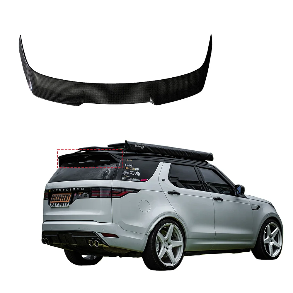 

Carbon Fiber Roof Spoiler Compatible with Land Rover Discovery 5 (2021-2026 )Car Accessory, Modification Kit