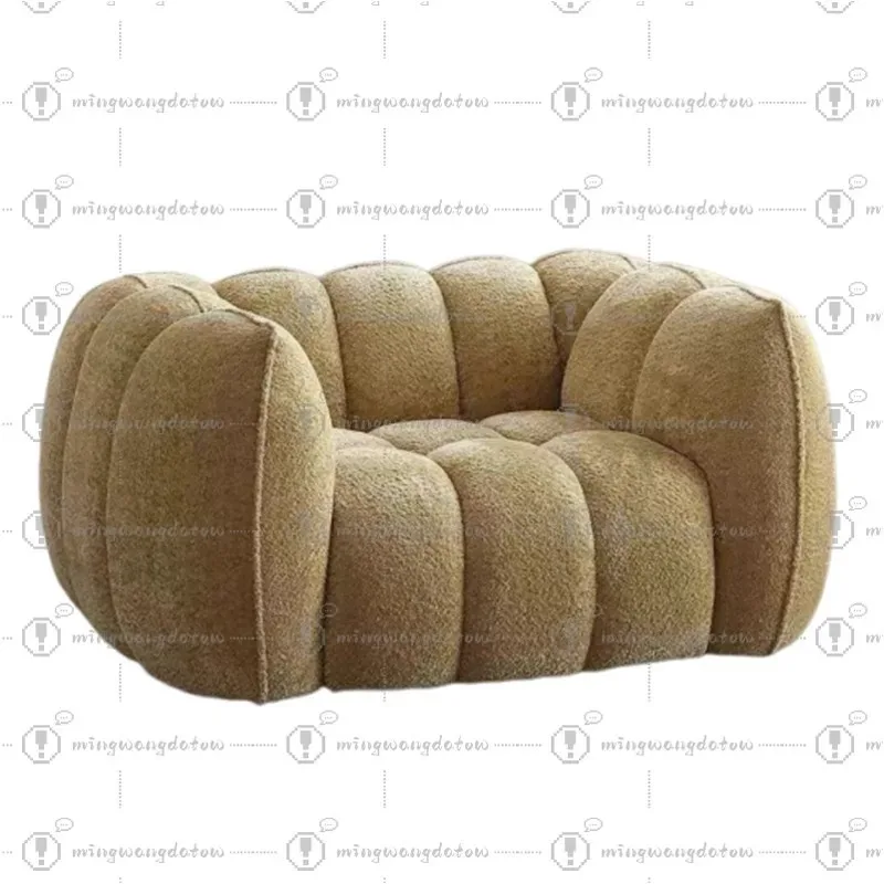 

Compressed Pumpkin Sofa High Density Sponge Vacuum Compressed Box Sofa for Hotel & Beauty Salon Lounge Area