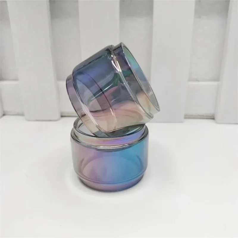 Tubo de copo de medição de vidro bolha, 2 peças para nord 19 priv n19 kit tfv16 lite tanque g 3 resa prince stick v9 max