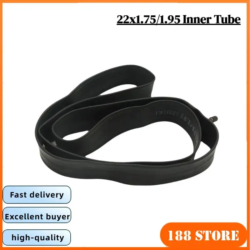 

Durable High-Quality 22X1.75/1.95 New Straight Mouth Inner Tube, Fit for Children's Bicycles, Folding Bicycles