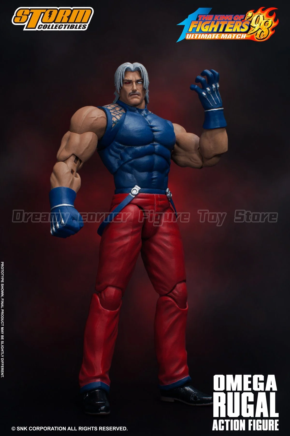 【재고 있음】오리지널 STORM COLLECTIBLES KOF98 오메가 루갈 1/12 액션 피규어 장난감 모델 선물 컬렉션