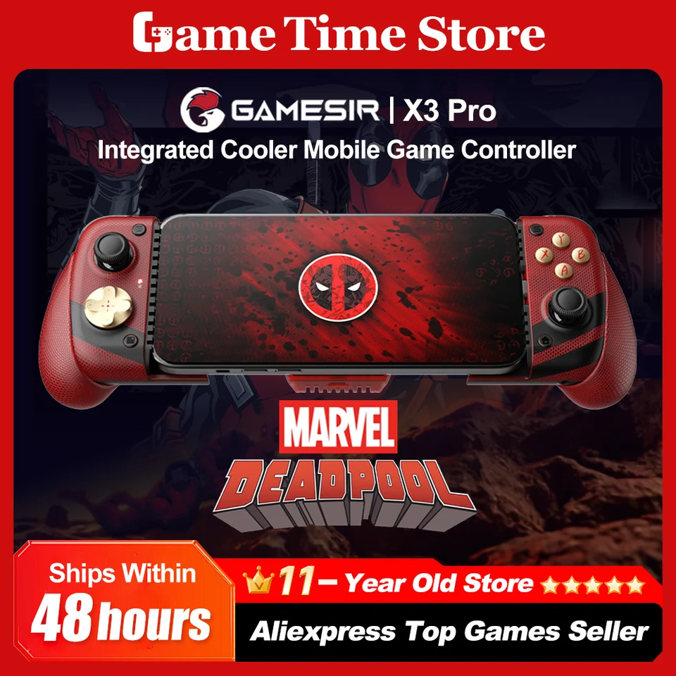 Deadpool Gamesir X3 Pro Gamepad edición limitada de Marvel