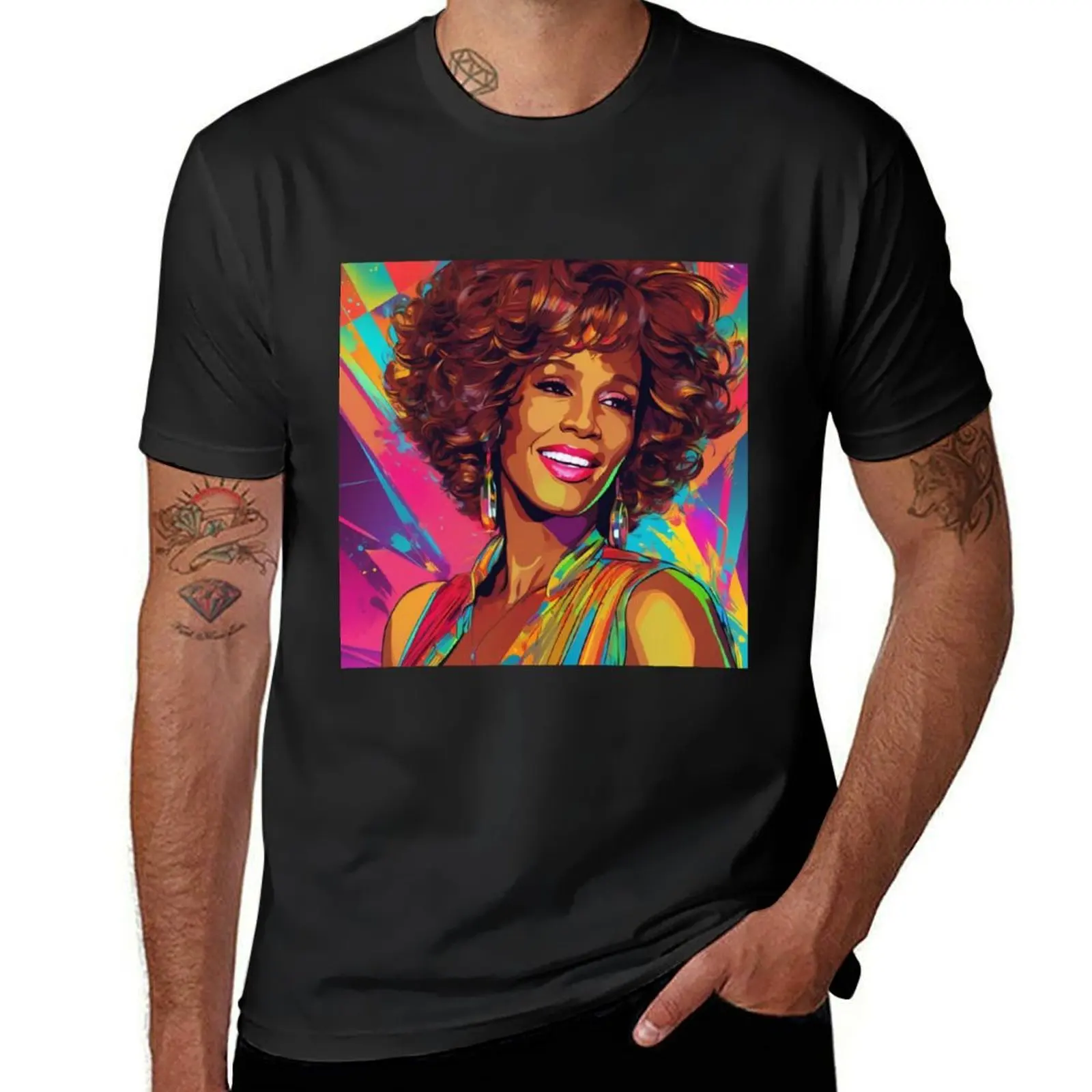 

Whitney Houston T-Shirt sublime anime t shirts sports fans mens workout shirts