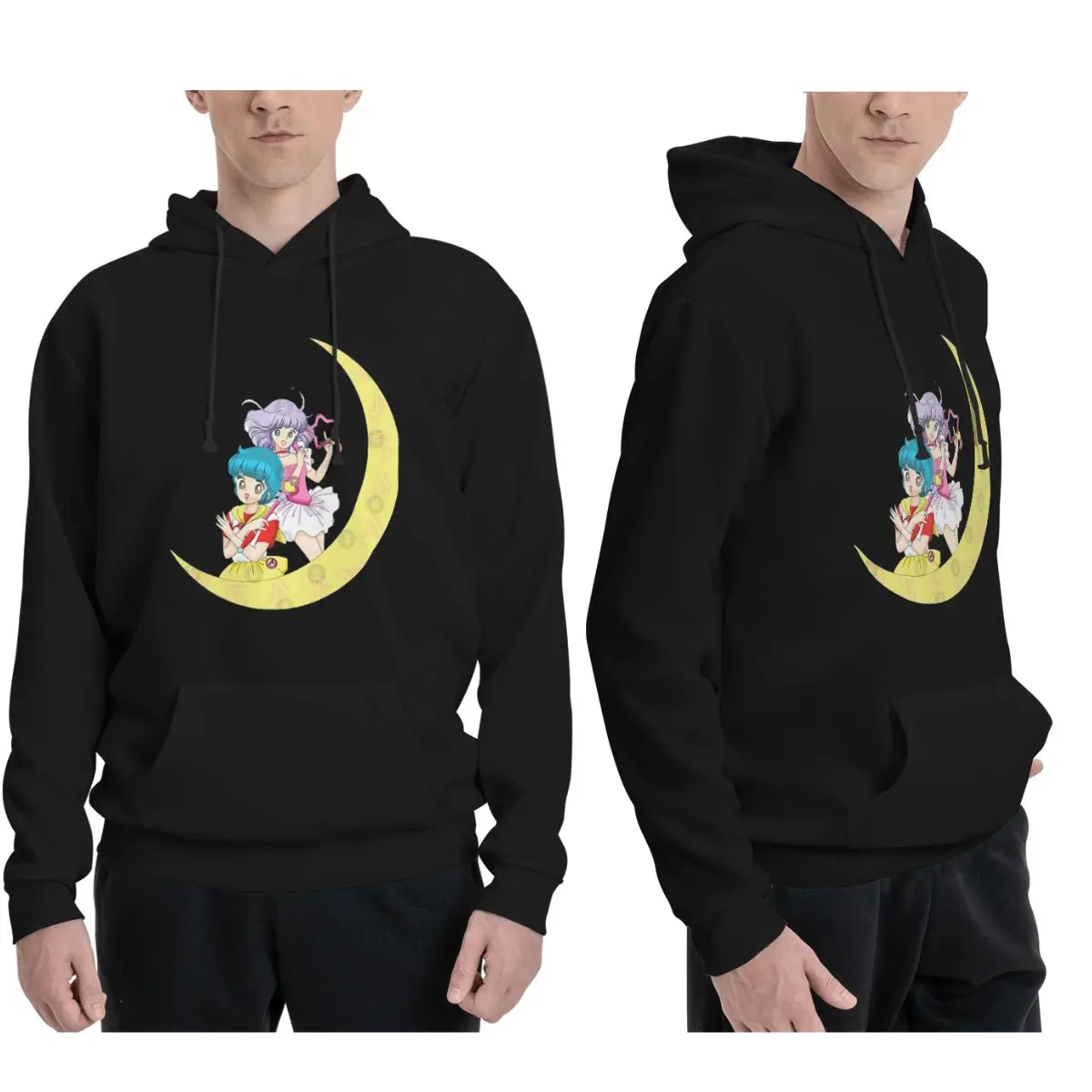 كريمي مامي هوديس الرجال النساء عارضة البلوز البلوز أزياء طويلة الأكمام مقنعين الخريف الشتاء