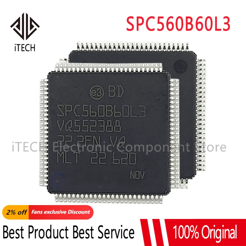 100% New Original SPC560B60L3 SPC560B60 SPC560 Is Suitable For The 18new Land Rover KVM Intelligent Box CPU Chip