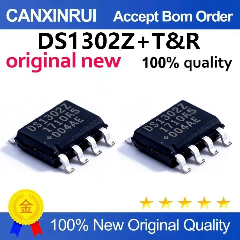 （5pcs-100pcs）Original genuine patch DS1302Z+T&R SOIC-8 clock/calendar I2C interface charging timer