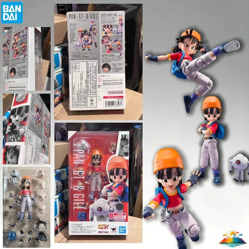 

В НАЛИЧИИ: Фигурка Bandai S.H.Figuarts SHF Dragon Ball GT Pan & Gill, модель аниме-персонажа, игрушка