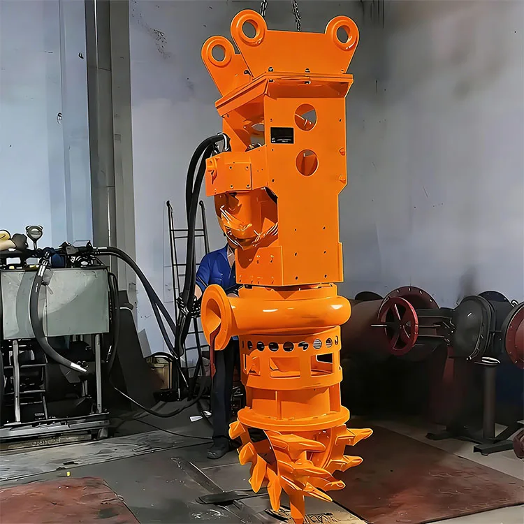 Submersible Sewage Slurry Pump Dredging  Excavator attachment Sand Pump Sand Suction Machine River Dredging Slurry Pump