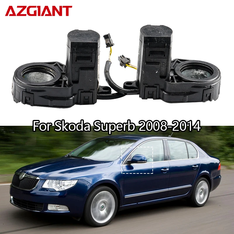 AZGIANT Car Door Mirror Motor Module 12V DC FC-280 Left Right Retract Extend For Skoda Superb 2008-2014 Direct Replacement