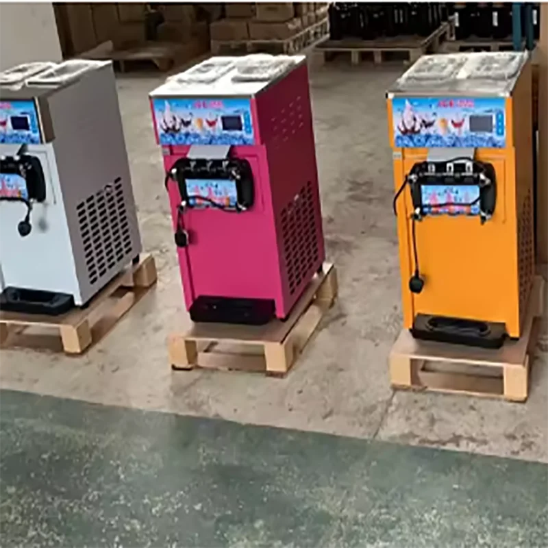 

Высококачественный корпус из нержавеющей стали, большая производительная емкость, три вкуса, коммерческая машина для изготовления мягкого мороженого