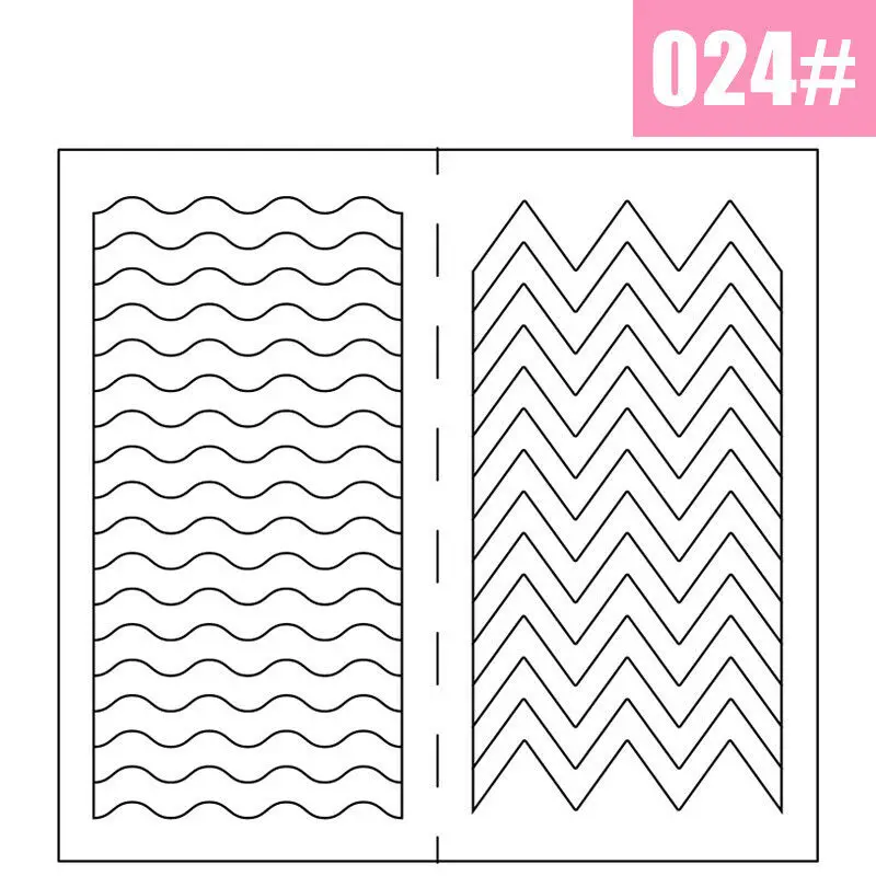 5-teiliges Nail-Art-Schablonen-Set für französische Maniküre, einfache Anwendung von Nagellack, Aufkleber für perfekte Nagelspitzen – Detail 28