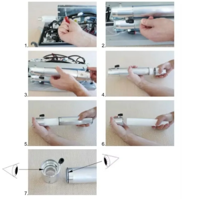 Suntool Poedercoating Filterelement 1006252 40/30Mm Voor Gema Optifeed Pp06 Poederpomp