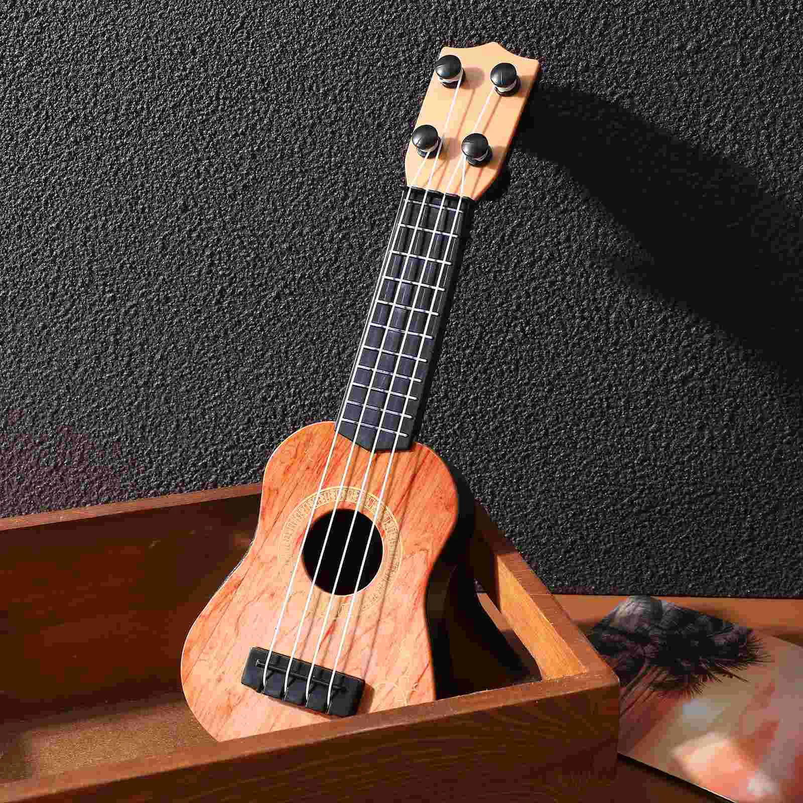 Kids Ukulele Toy Toddler Toys for Boys Musical Instrument Plastic Simulation Baby